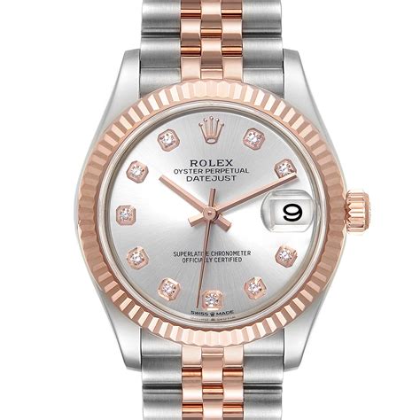 rolex datejust 31 rose gold.